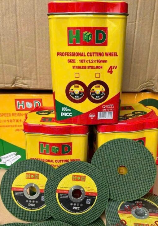 ĐÁ CẮT SẮT HD 107MM – SẮC BÉN, BỀN BỈ, HIỆU SUẤT CAO (Hộp 25v)