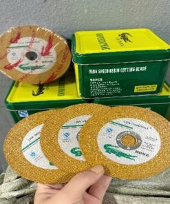 ĐÁ CẮT SẮT CÁ SẤU 1 TẤC (ĐÁ VÀNG) – BỀN BỈ, SẮC BÉN, AN TOÀN CHO MỌI CÔNG TRÌNH (HỘP 100  VIÊN)